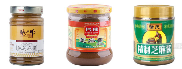 小型芝麻醬灌裝機(jī)生產(chǎn)線-芝麻醬灌裝線成套設(shè)備灌裝樣品圖