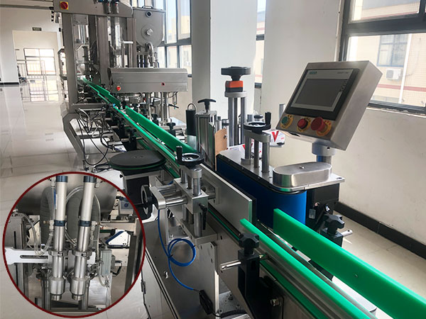 辣椒醬灌裝加工流水線實拍圖