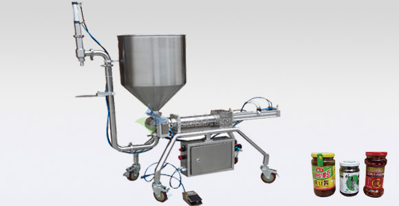 大顆粒醬料灌裝機
